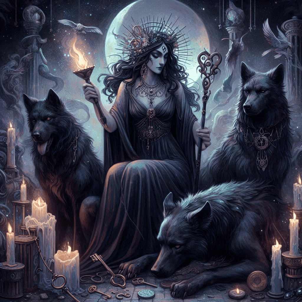 Divine Spotlight: Hecate – Goddess of Magic, Crossroads, and the Moon